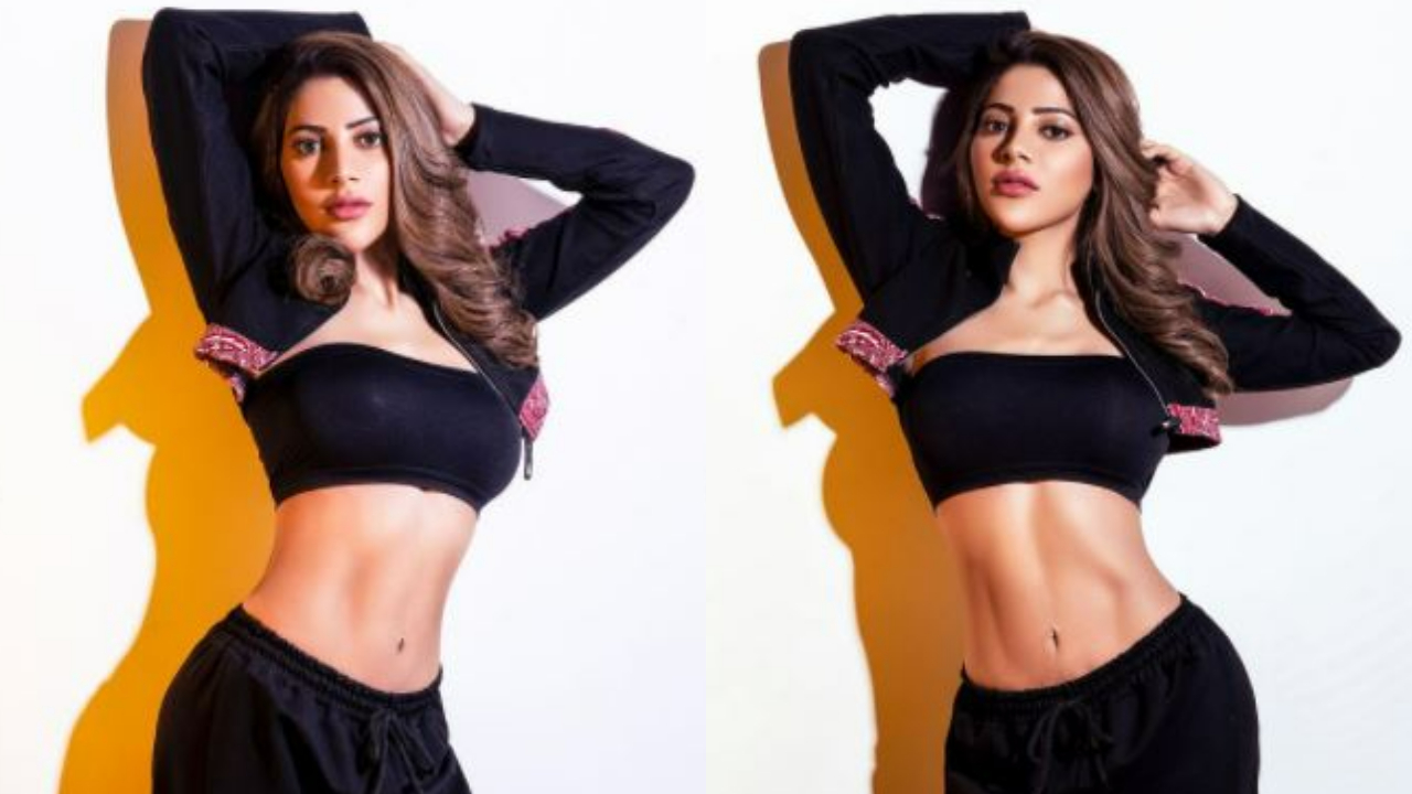 After ditching bra for photoshoot, Nikki Tamboli flaunts killer abs in sexy tube top