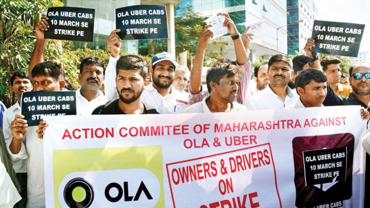 Ola Uber Take Mumbaikars For A Ride On Strike Day