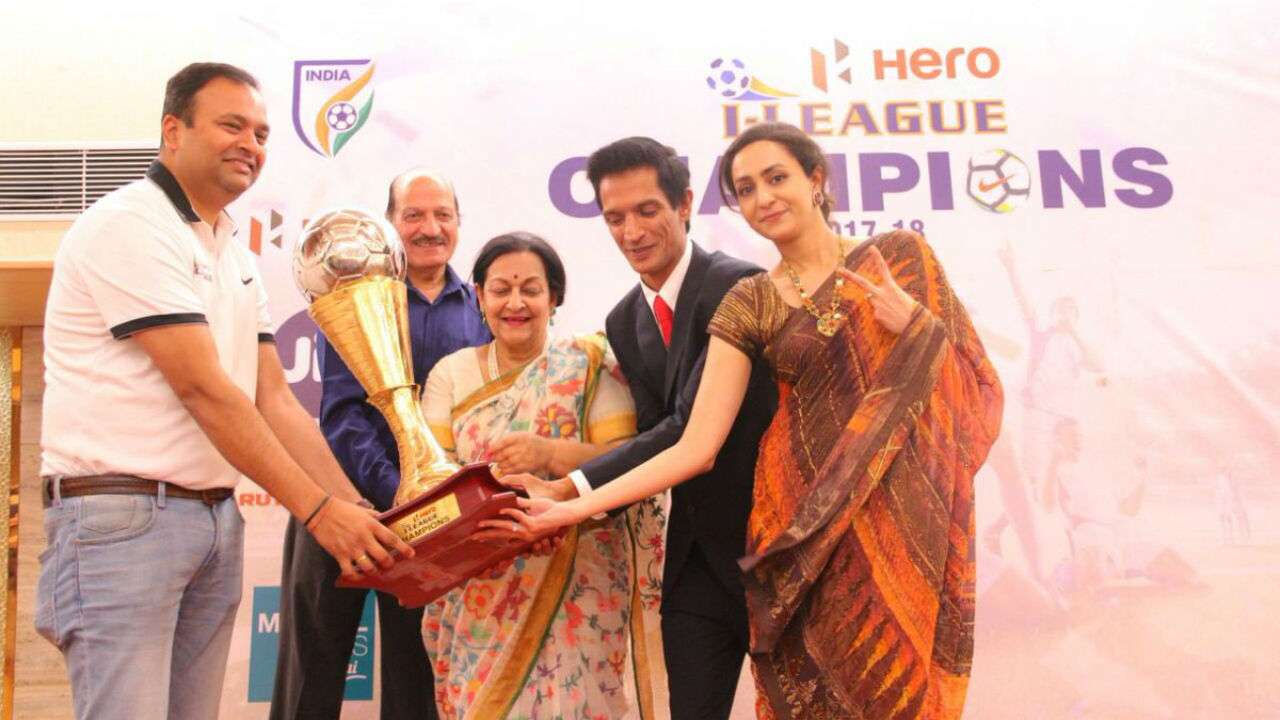 Minerva Punjab Presented With Hero I League Trophy