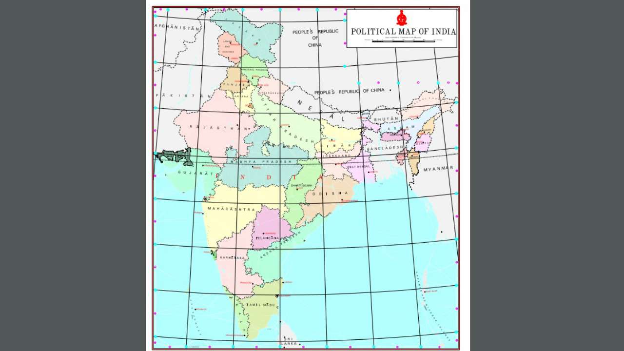 States UTs Govt Releases Indias New Political Map With Changed Status Of J K Ladakh