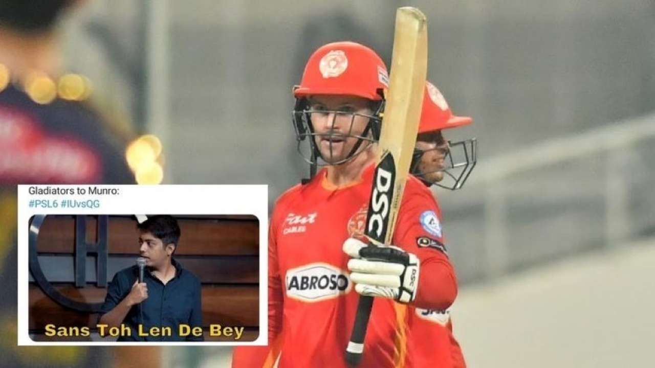 PSL 2021 Twitterati React To Colin Munro S Assault As Islamabad United