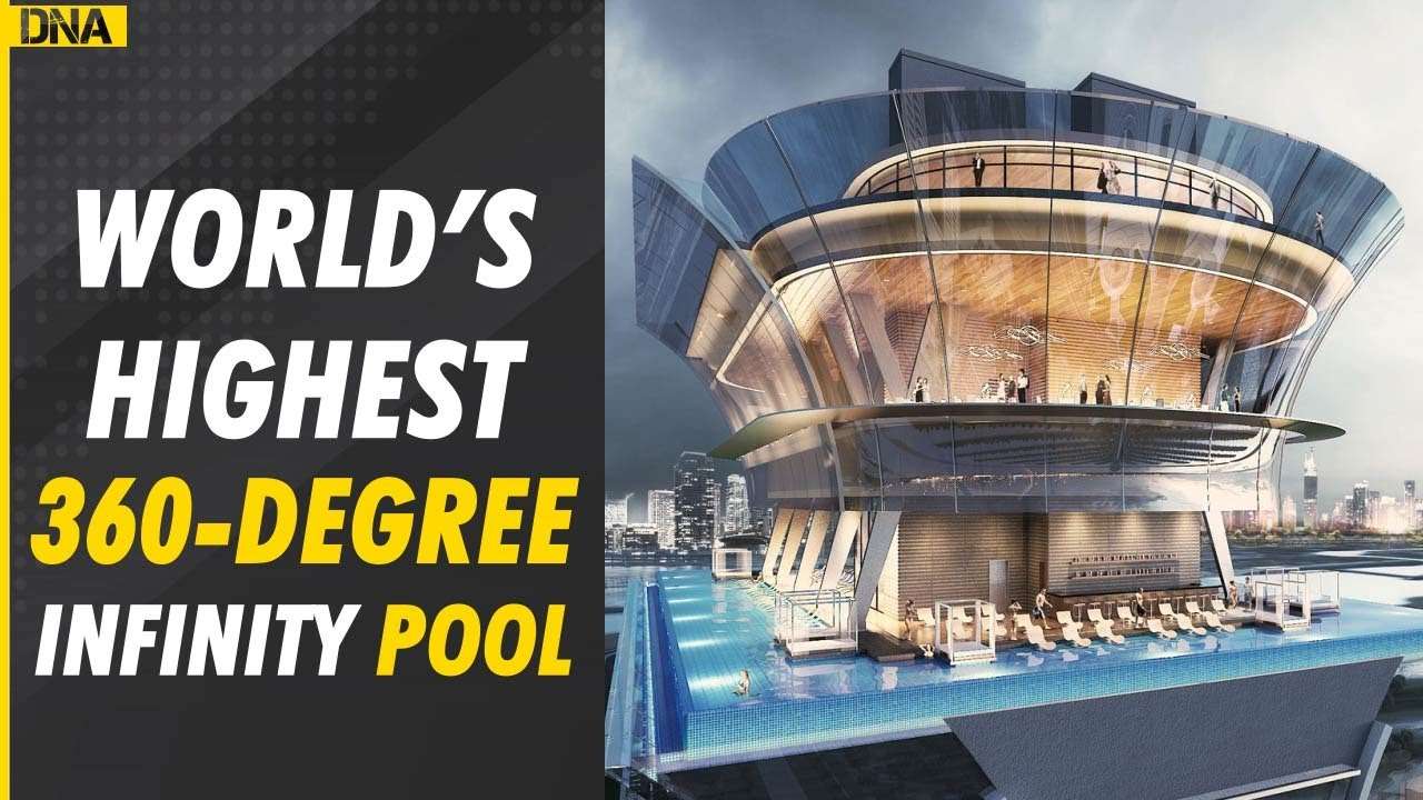 Worlds Highest Degree Infinity Swimming Pool In Dubai