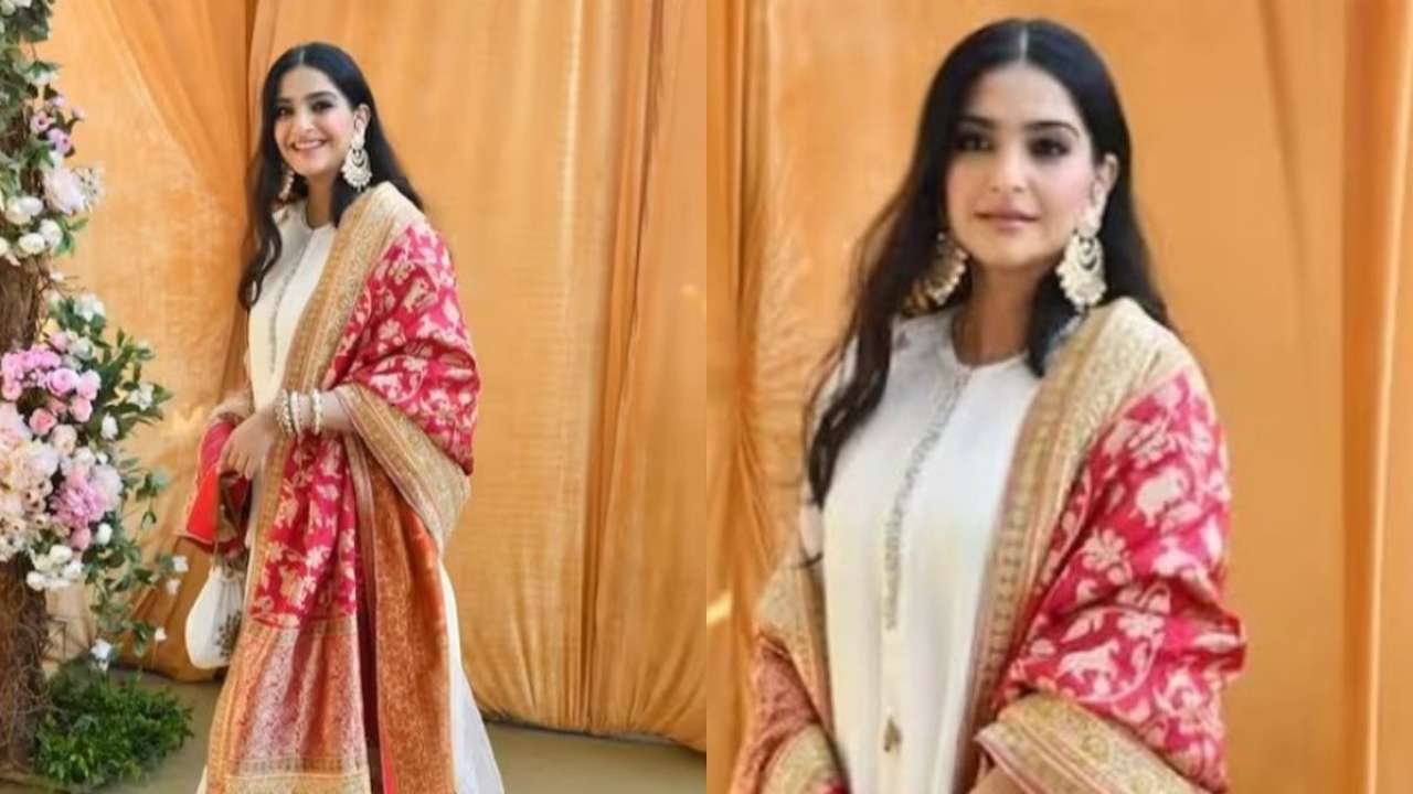 Sonam Kapoor Divya Dutta Stun In Traditional Attend Swara Bhasker