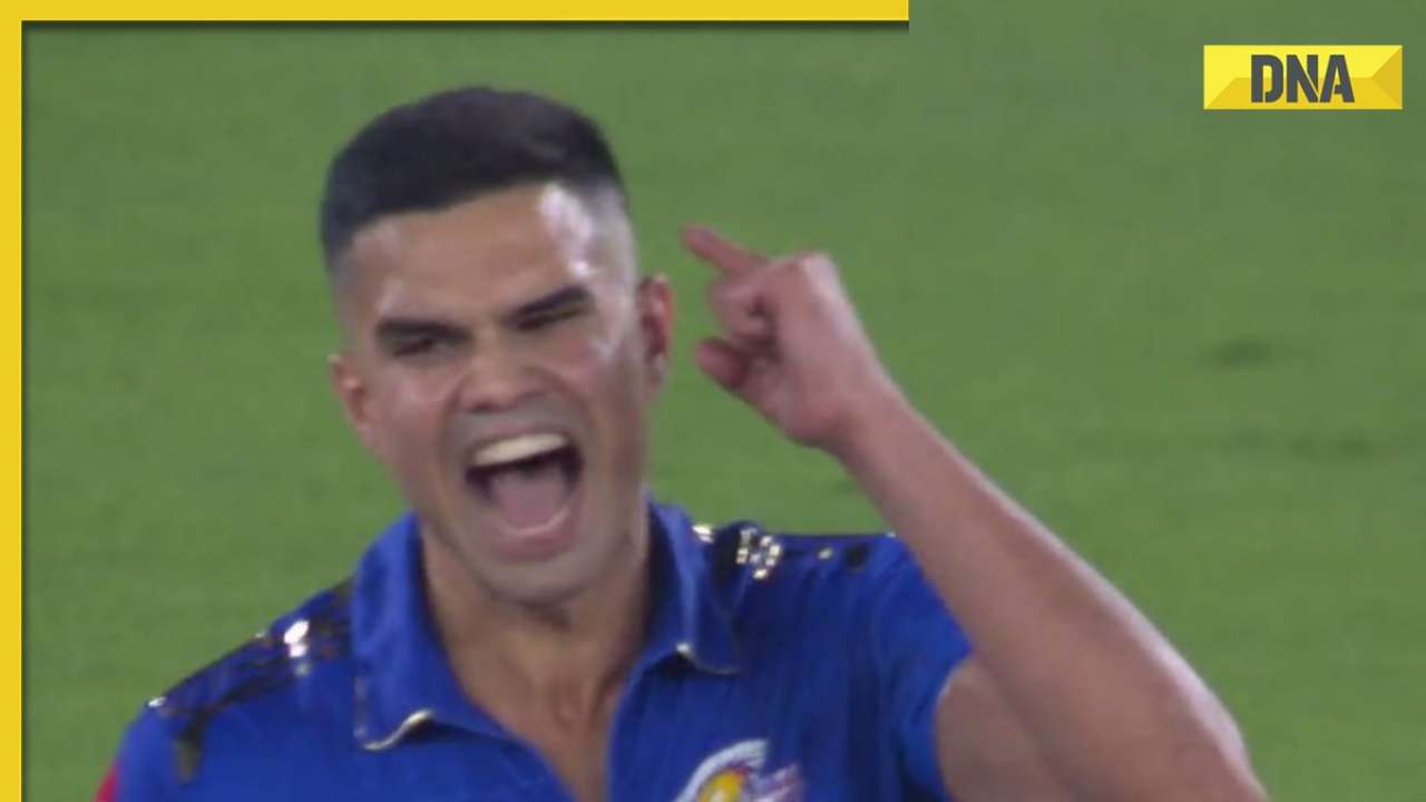 Watch Arjun Tendulkar S Reaction After Dismissing Saha During Mi Vs Gt