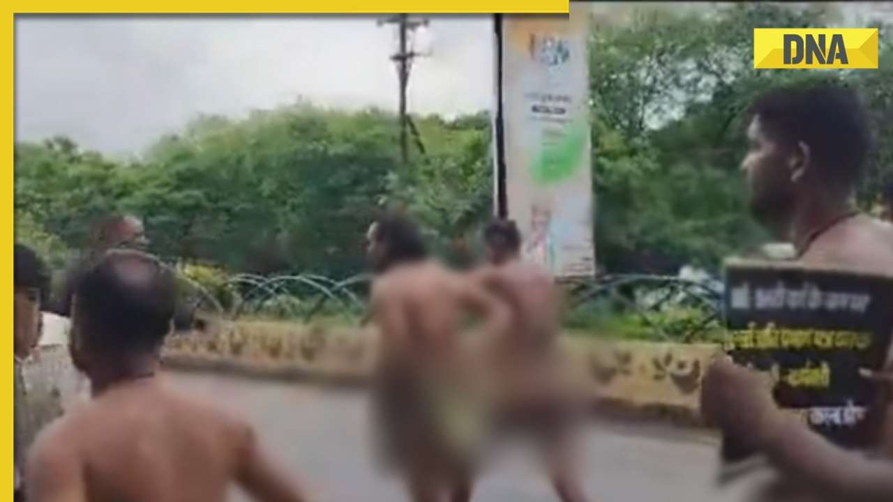 Chhattisgarh Men Stage Nude Protest Demanding Action Against Govt