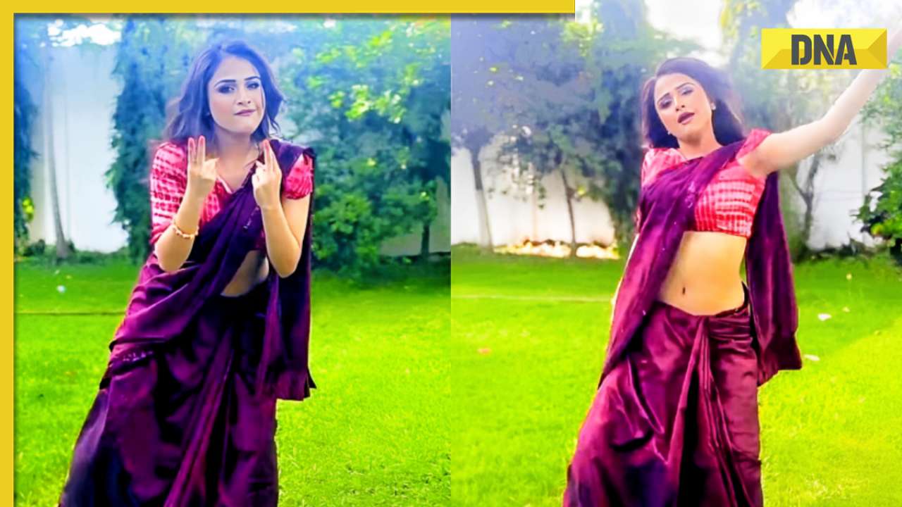 Viral Video Saree Clad Woman S Sizzling Dance To Tamannaahs