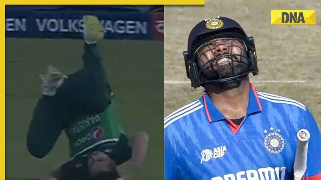 Watch Faheem Ashraf Takes Incredible Running Catch To Dismiss Rohit