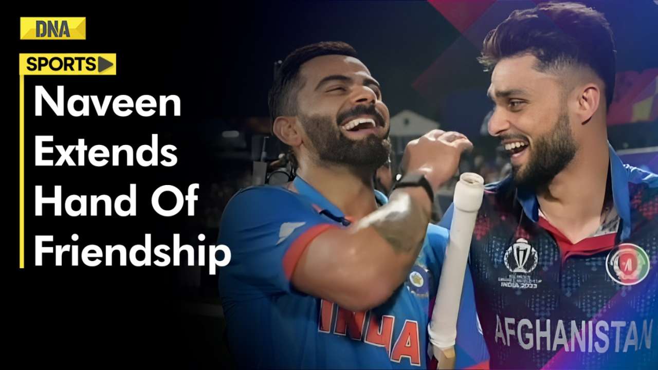 IND Vs AFG Virat Kohli And Naveen Ul Haq Share Heartwarming Hug Light