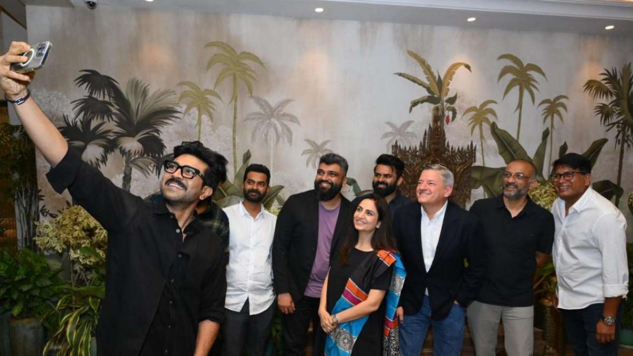 Netflix Ceo Ted Sarandos Meets Ss Rajamouli Prabhas Allu Arjun