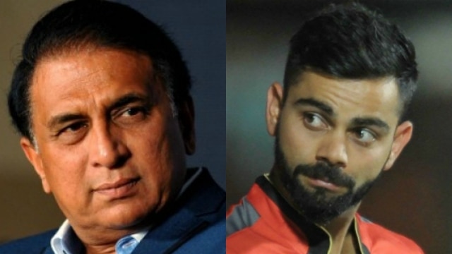 IPL 2017 Sunil Gavaskar Shows Virat Kohli The Mirror Berates The RCB