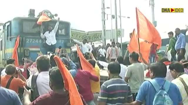 Bharat Bandh Against SC ST Act Amendment Protestors Stop Trains In