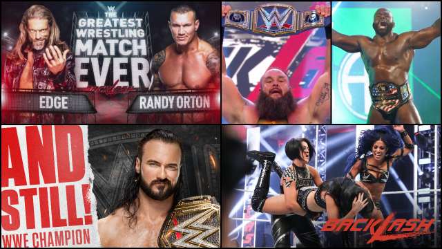 Wwe Backlash Results Randy Orton Beats Edge In The Greatest Wrestling