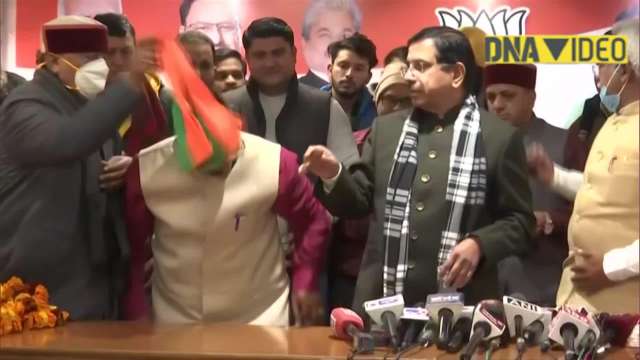 Former Uttarakhand Congress Chief Kishore Upadhyay Joins BJP Ahead Of