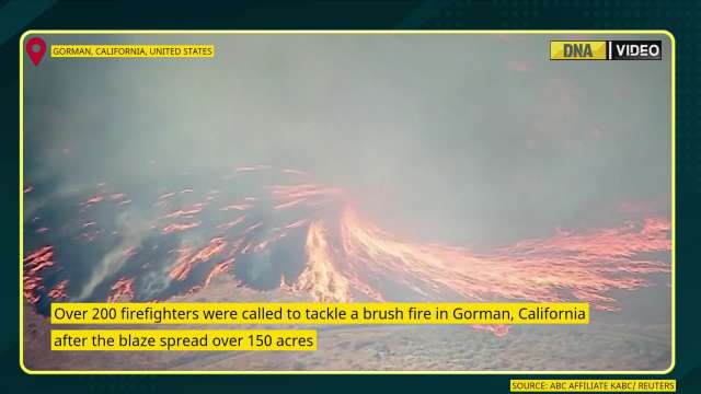 SHOCKING Aerial Video Shows Massive Firenado Within Raging