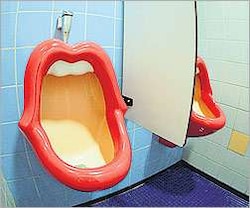 ‘Kisses’ urinal sparks complaints