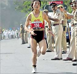 Africa stunned by a Shanghai surprise at the Mumbai Marathon