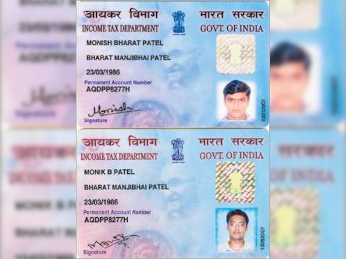 I-T dept gives twins PAN cards with same no.