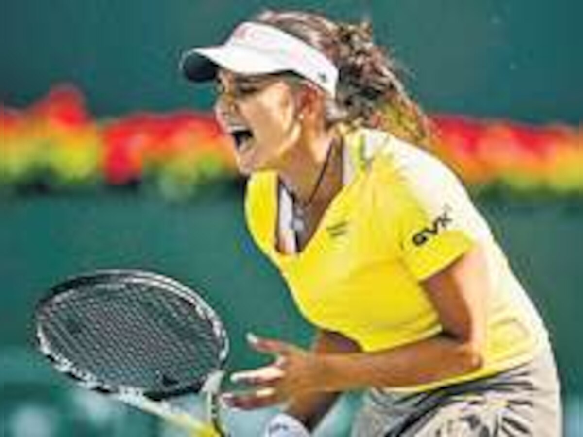 Sania takes three sets to beat Ukrainian Mariya Koryttseva