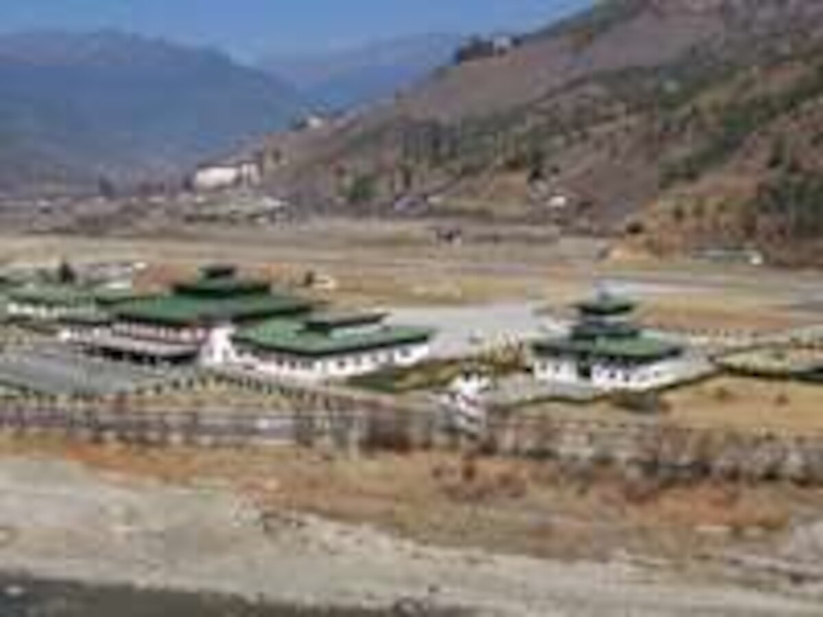 Bhutan's international airport has the world's scariest runway