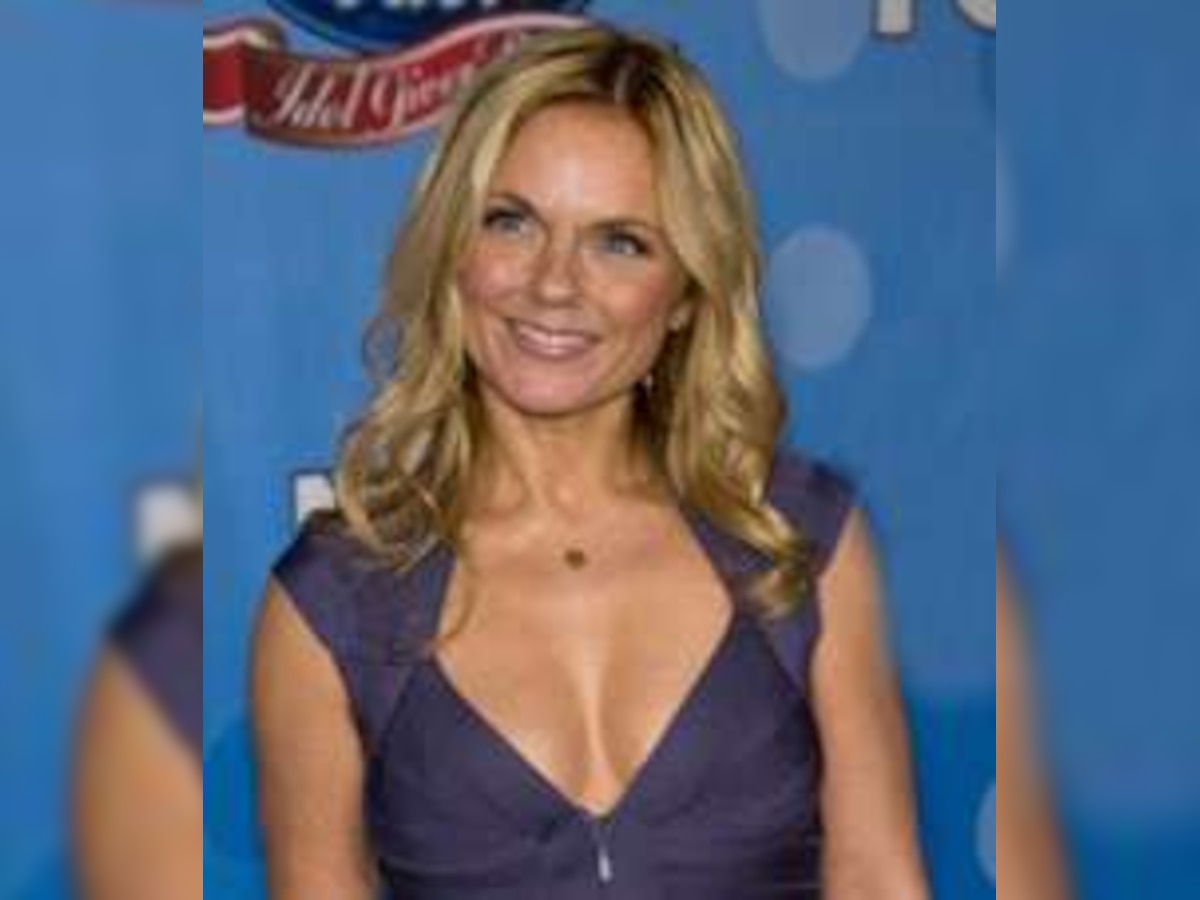 Geri Halliwell spotted with mystery man