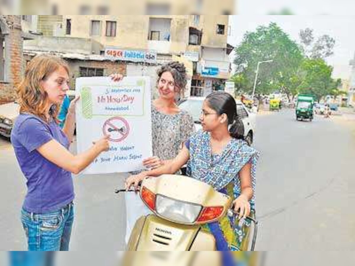 Cross with ‘horny’ Ahmedabad, UK girl to mute roads