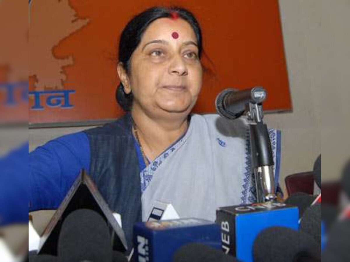 Govt failed to prevent Pune blast despite intel reports: Sushma Swaraj