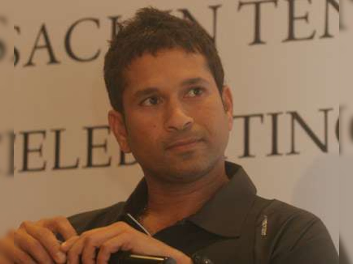 Sachin Tendulkar bats for conserving water 