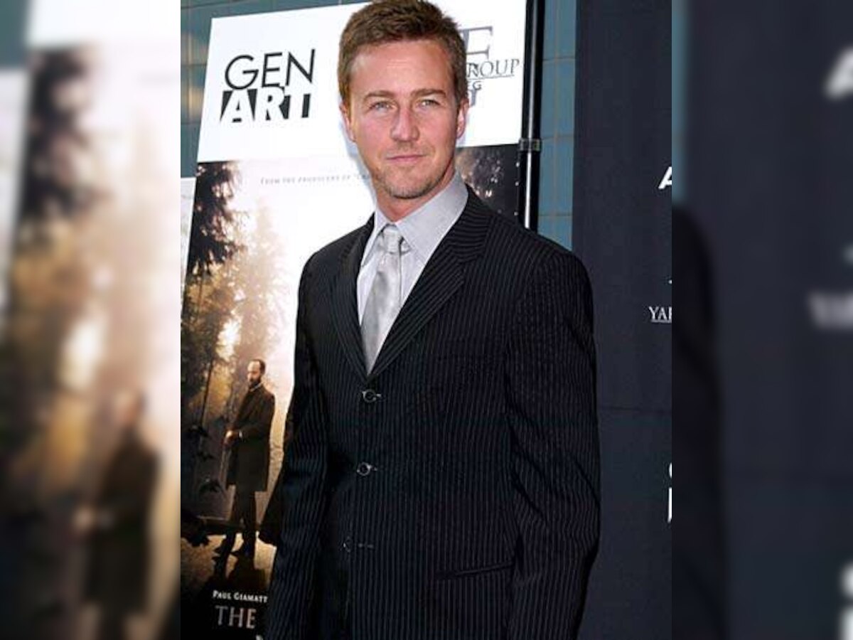 Actor Edward Norton launches charity fund-raising website