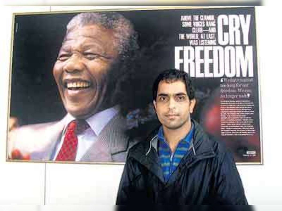 Vishwajeet Pradhan's visit to Robben Island