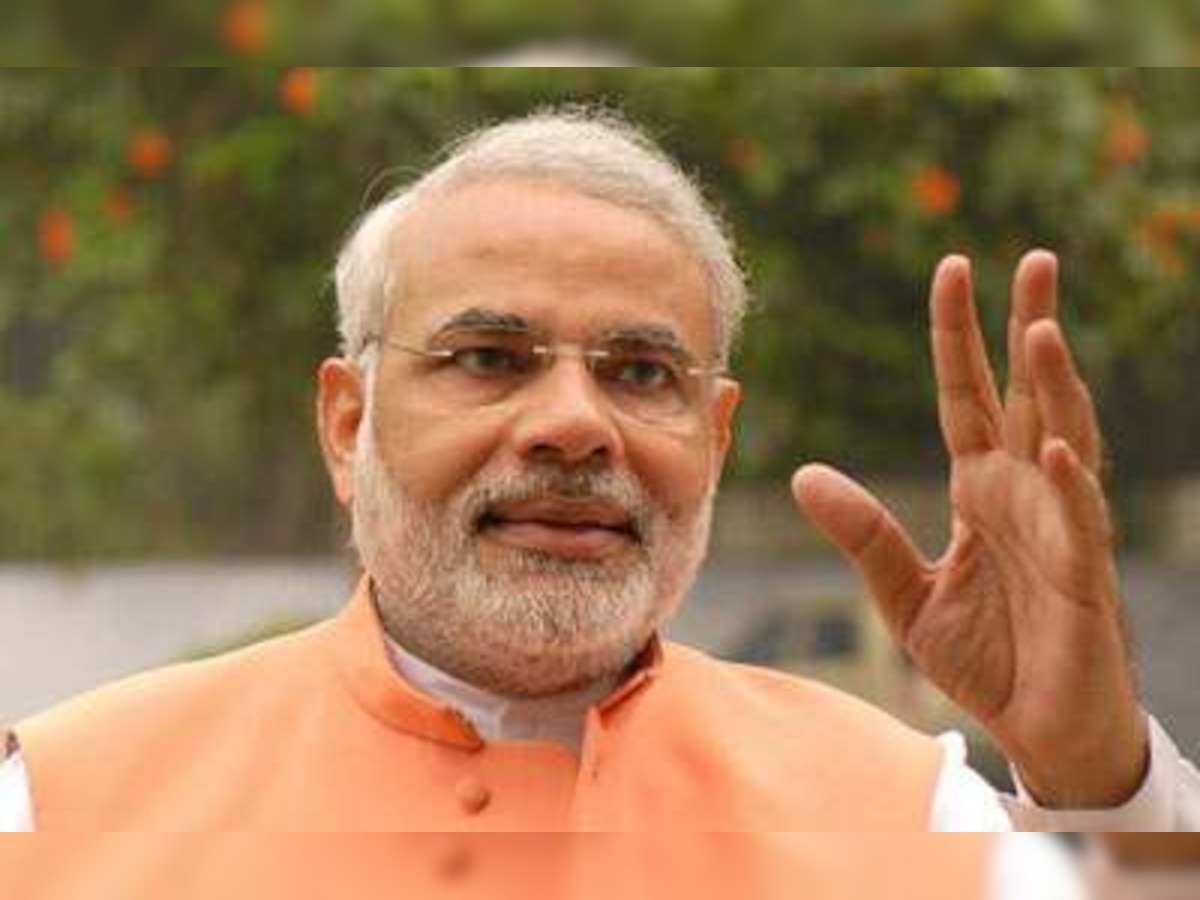 Posters of Narendra Modi during Bharat bandh in Bihar irk JD(U) workers