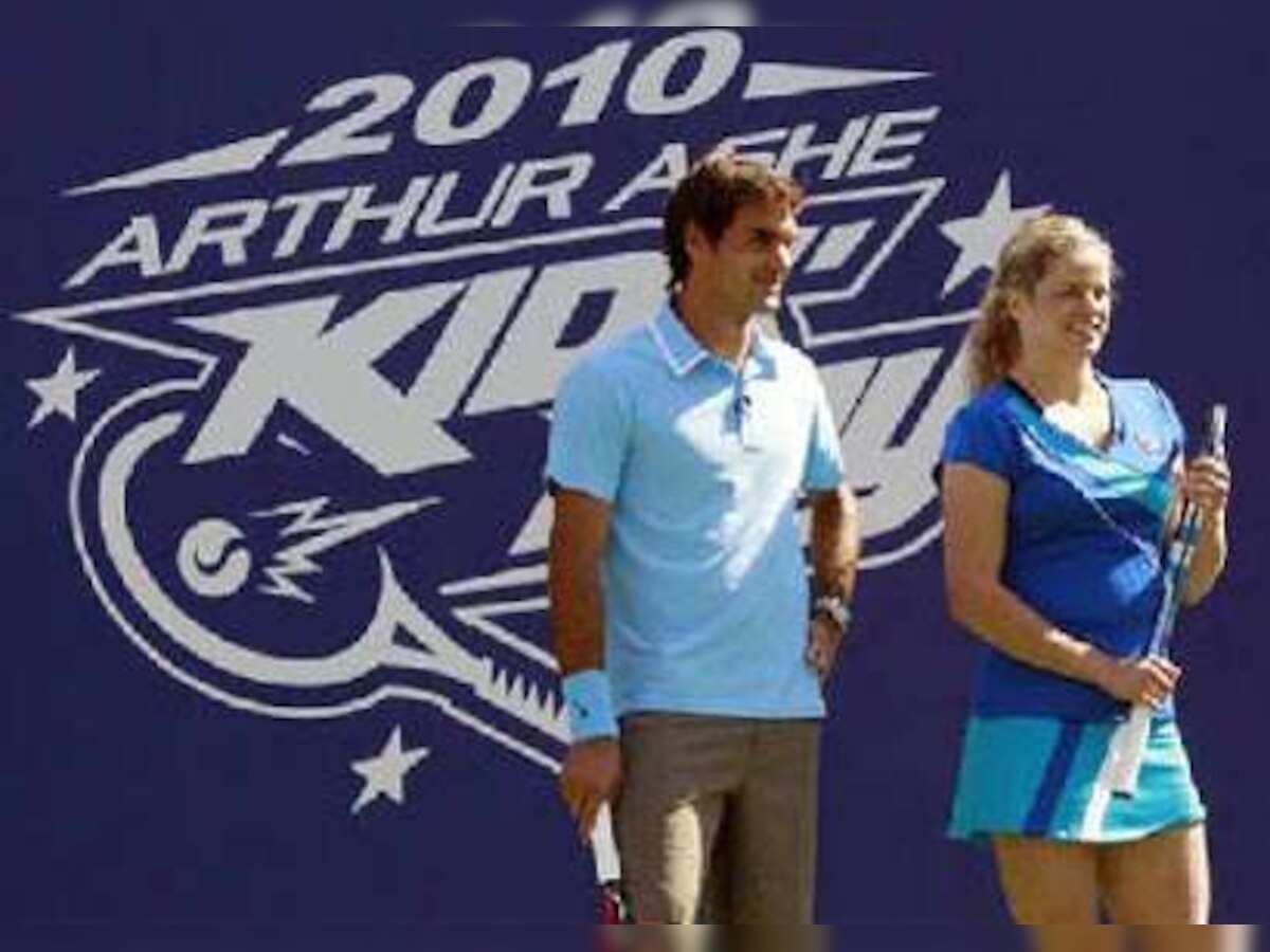 Roger Federer and Kim Clijsters lead parade of champions at US Open