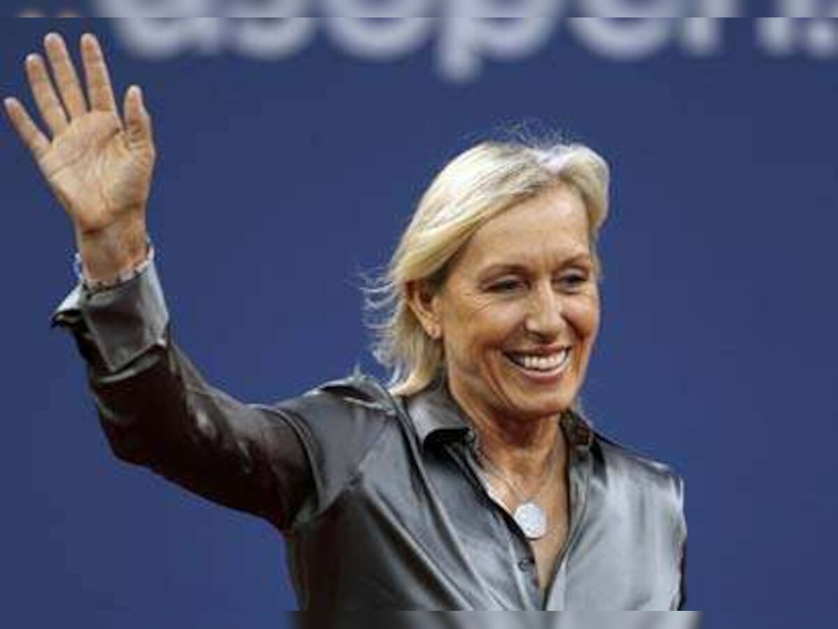 Cancer battler Martina Navratilova celebrated at US Open