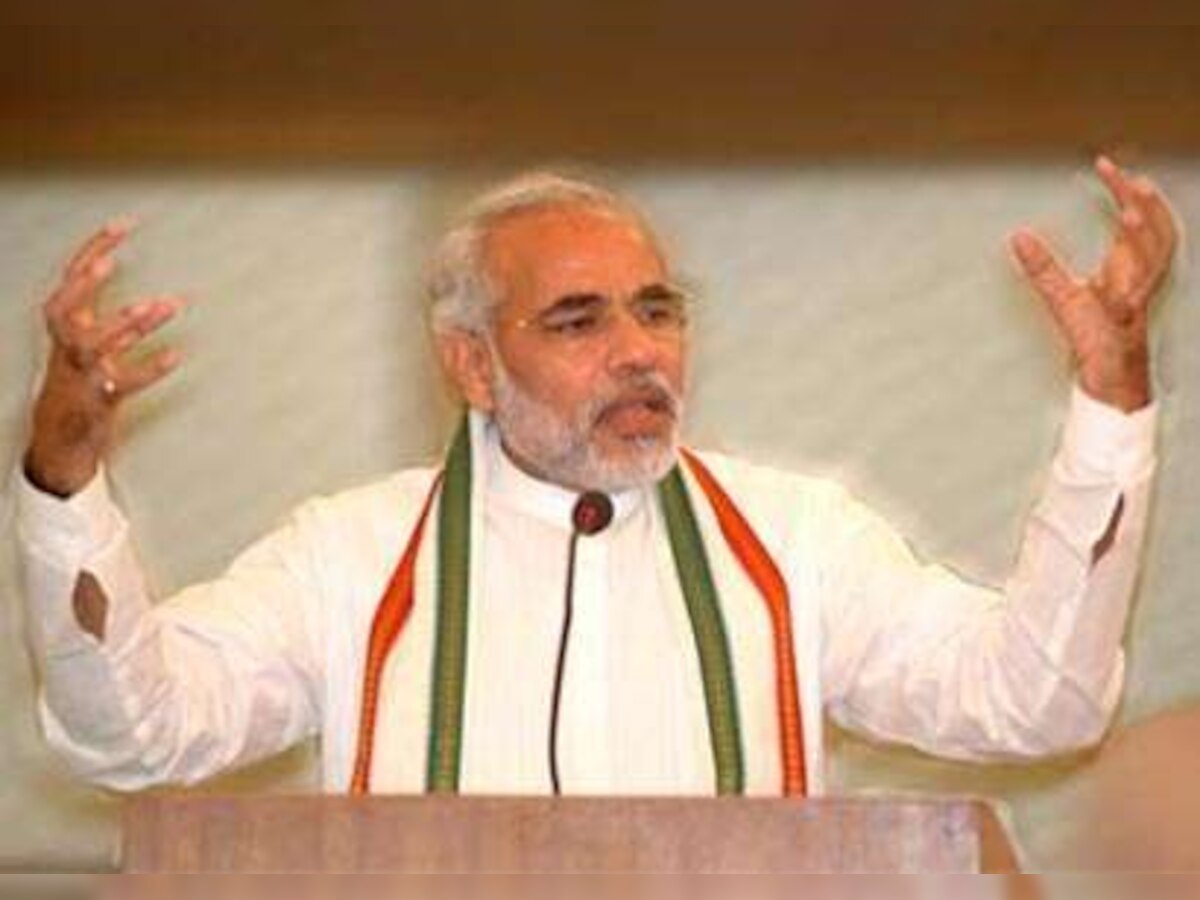 Narendra Modi hoardings in Ahmedabad violate poll code: Congress