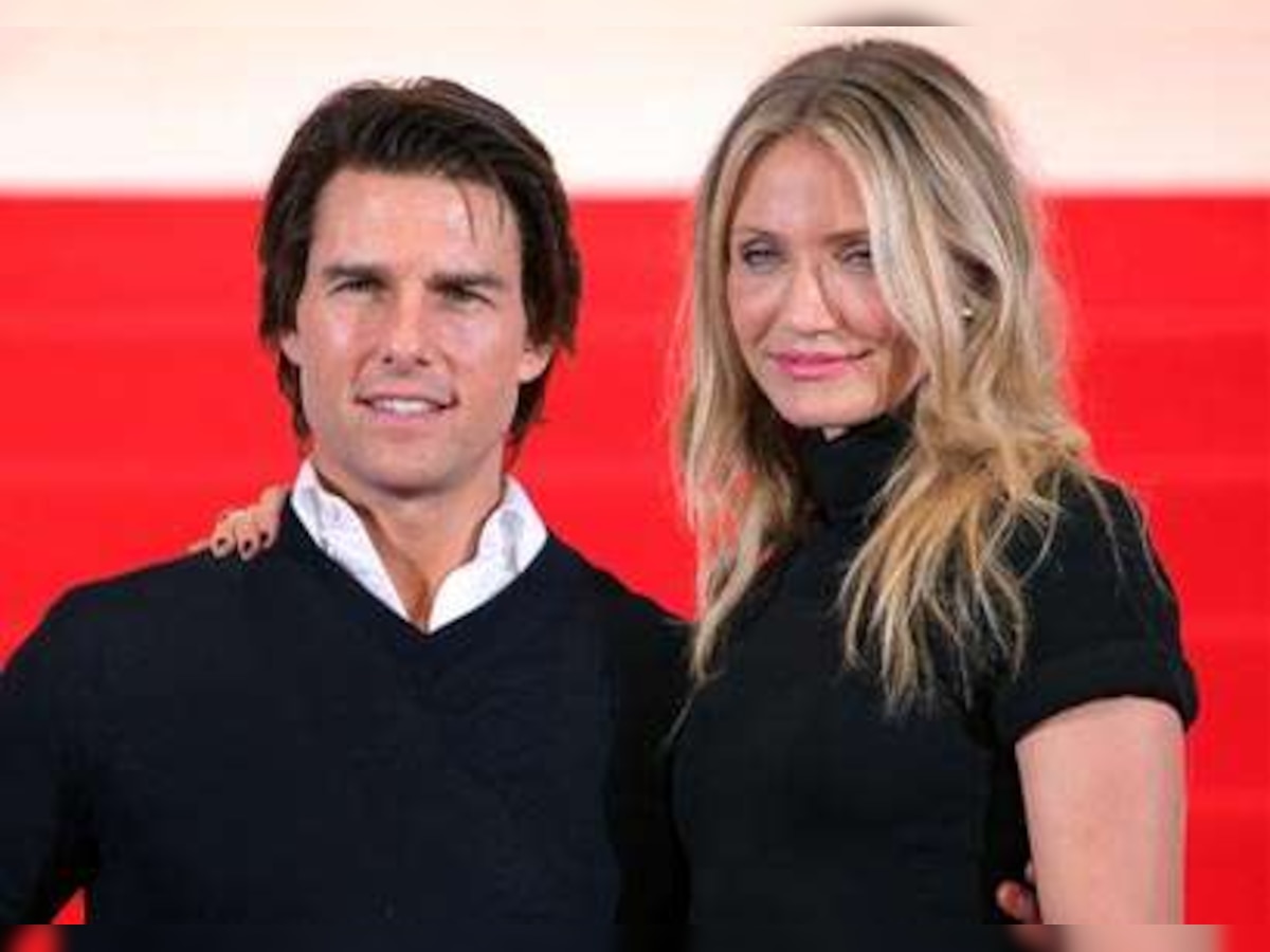 How 5ft7 Tom Cruise stands as tall as heel-wearing 5ft9 Cameron Diaz