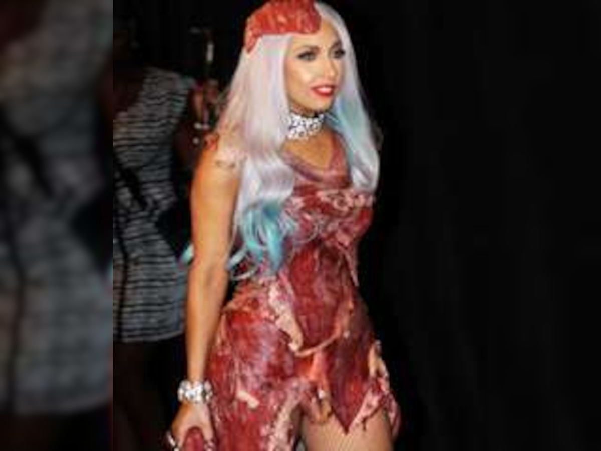 Lady Gaga&rsquo;s meat dress—most popular costume this year for Halloween!