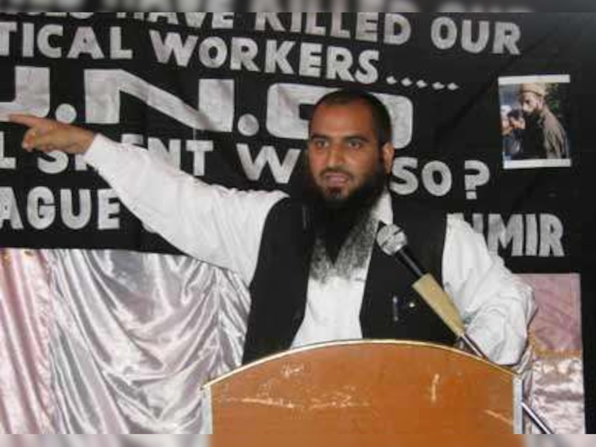 Brain behind Kashmir Valley’s stone-pelters Masarat Alam held in Srinagar