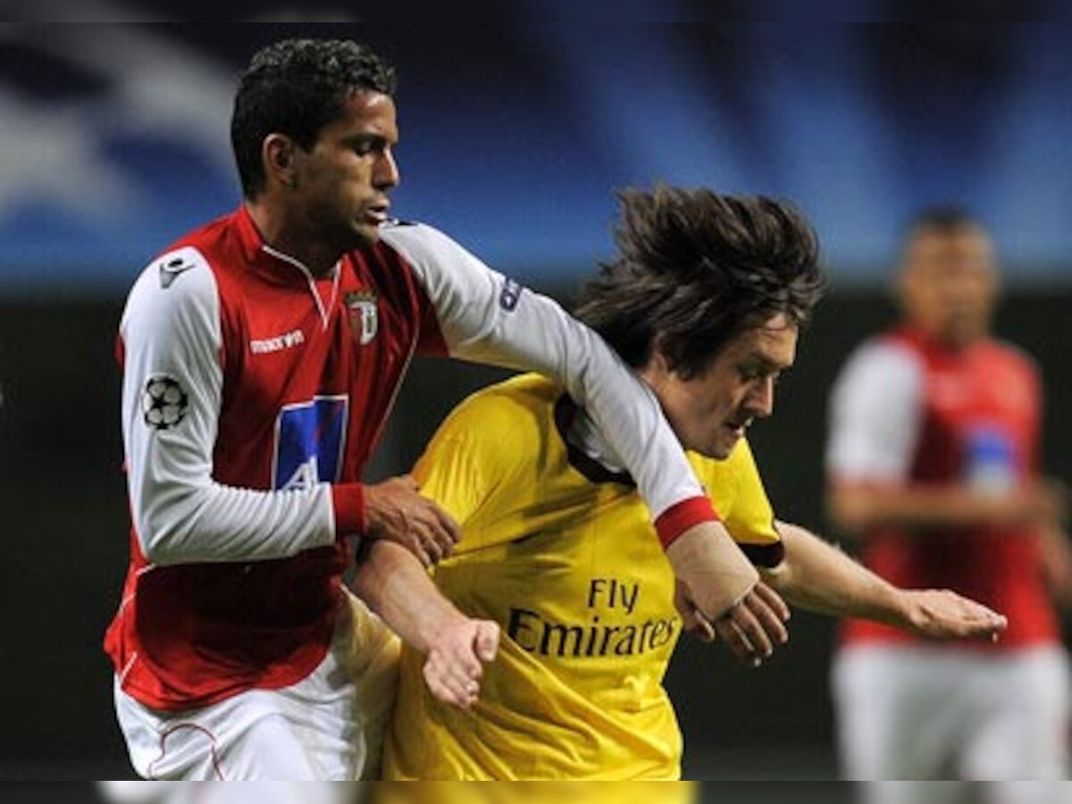 Champions League: Braga frustrate Arsenal with late Matheus goals