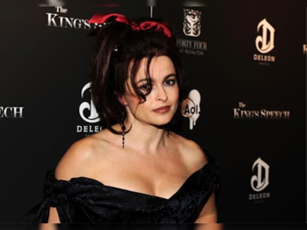 Helena Bonham Carter collects false teeth 