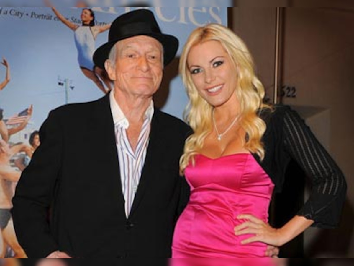 Hugh Hefner engaged to 24-year-old girlfriend Crystal Harris