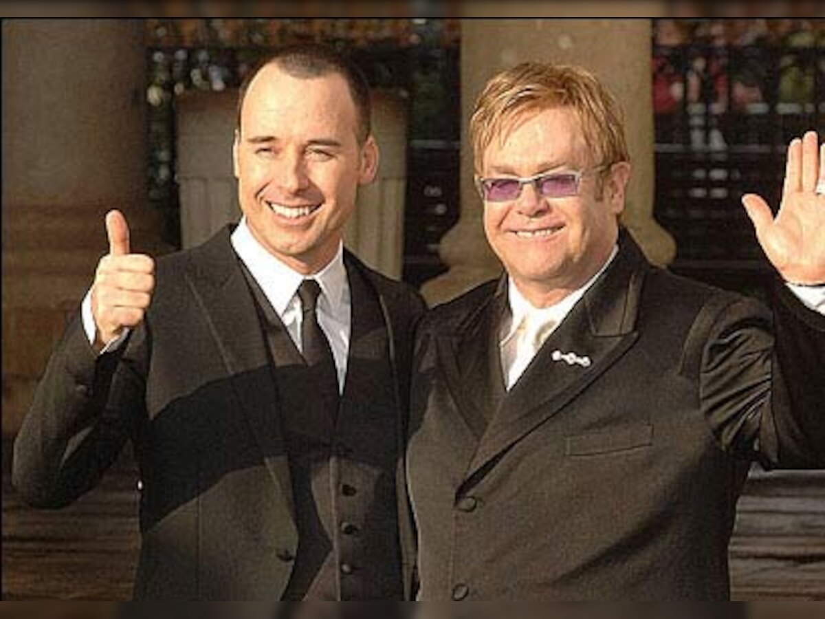 Elton John speaks for the first time after welcoming baby