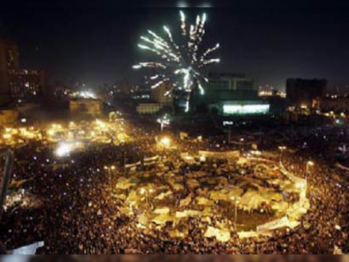 After Mubarak's exit, Egypt looks forward; Arab world stirs