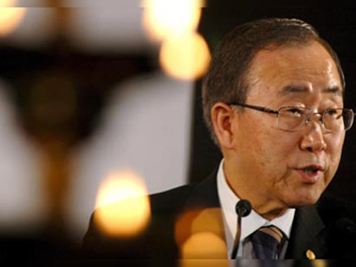 UN chief Ban Ki-moon 'outraged' over attacks on protesters in Libya