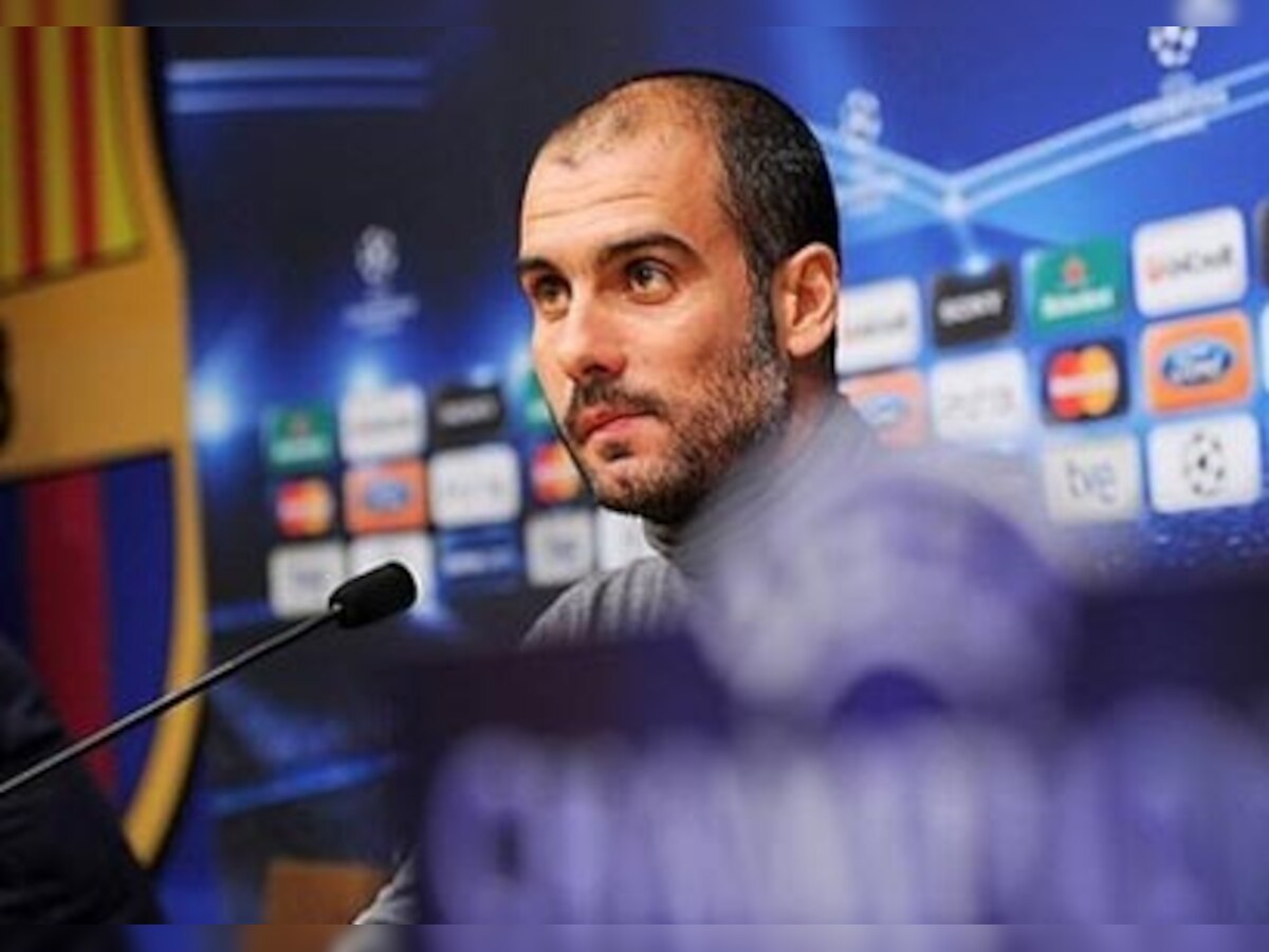 Barcelona coach Pep Guardiola plays down five-point lead over Real Madrid