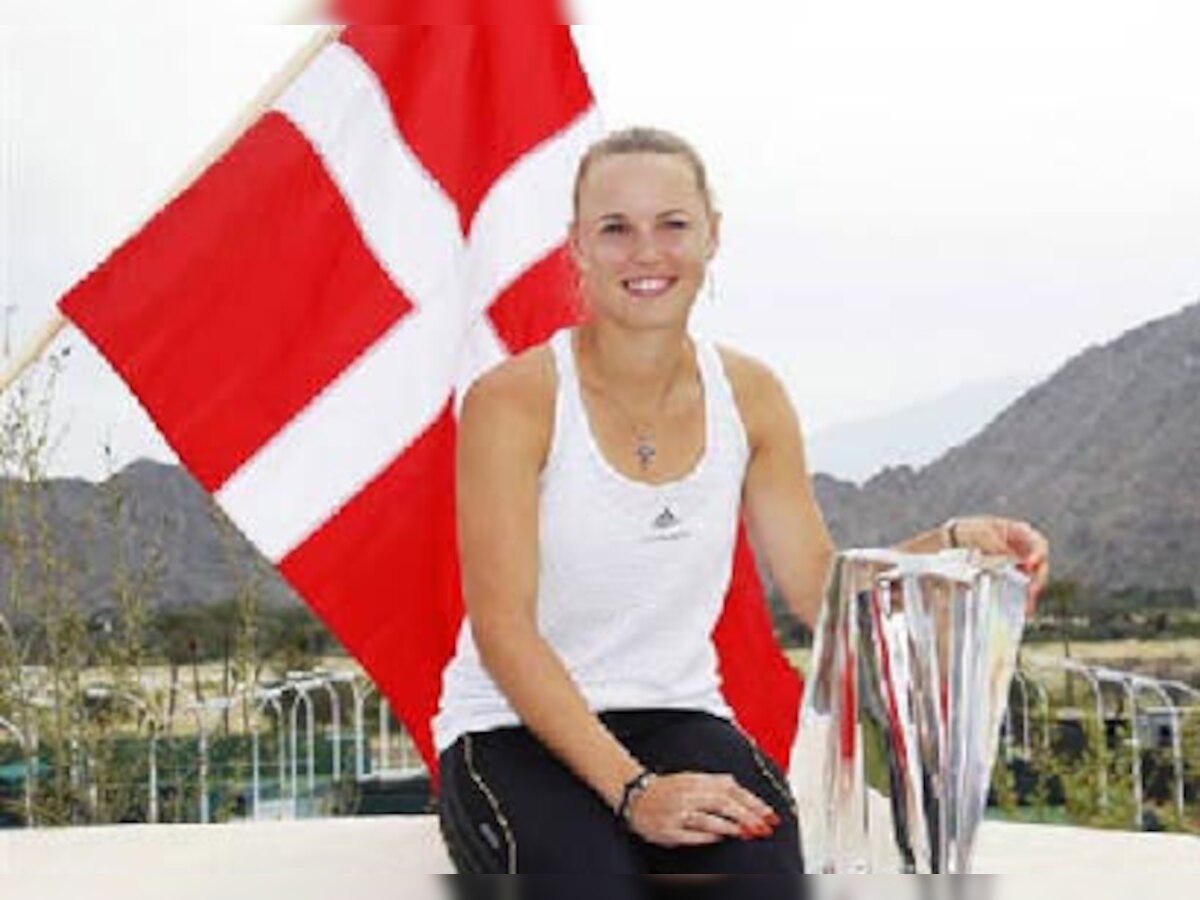 Top seed Caroline Wozniacki clinches Indian Wells title