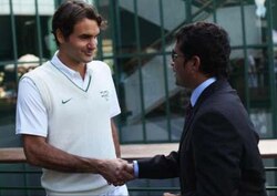 When Roger Federer met Sachin Tendulkar