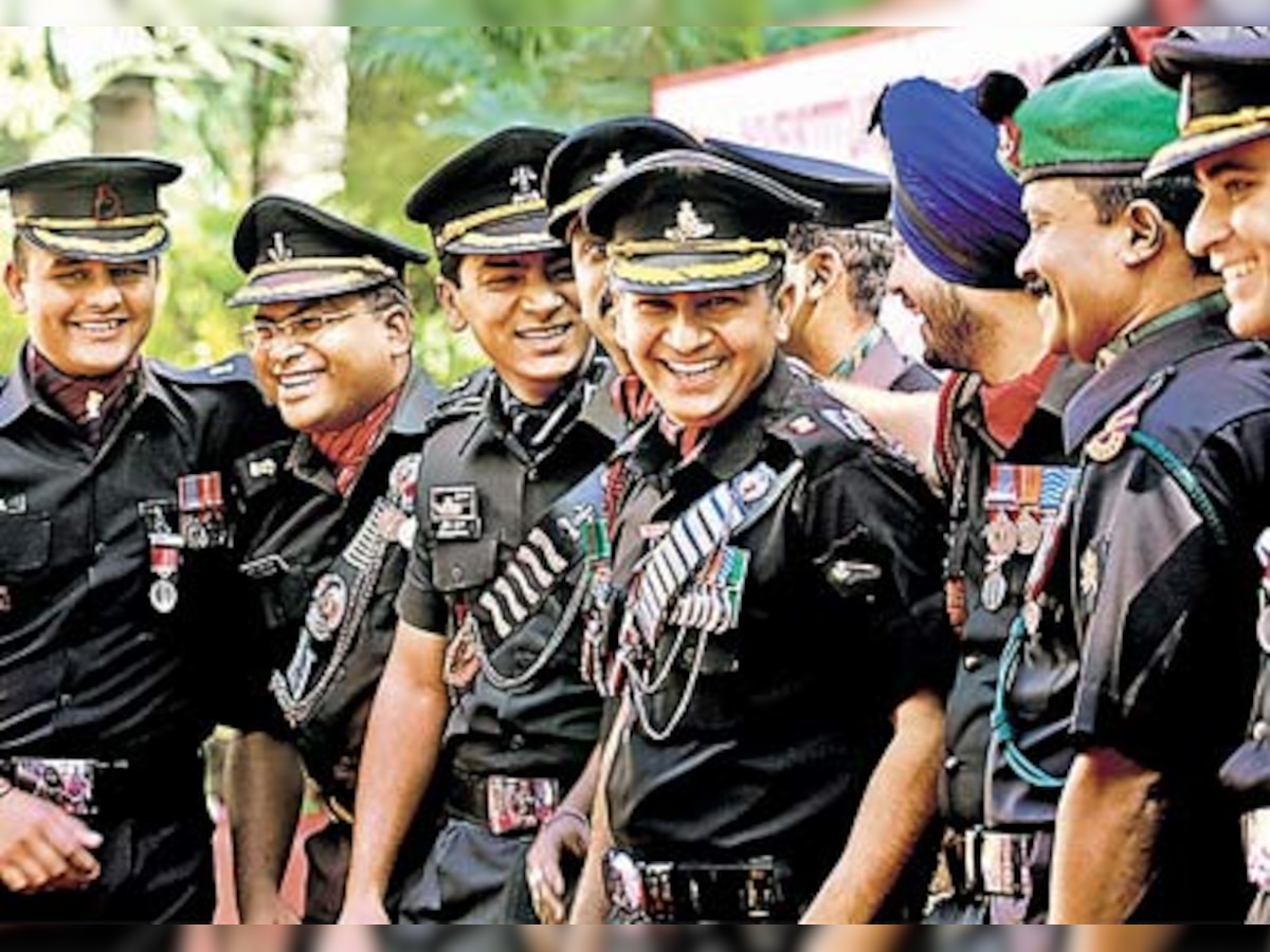 Army officers honoured for their courage