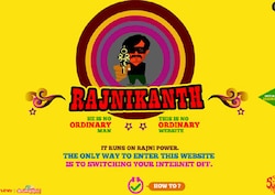 Rajinikanth website really runs without internet