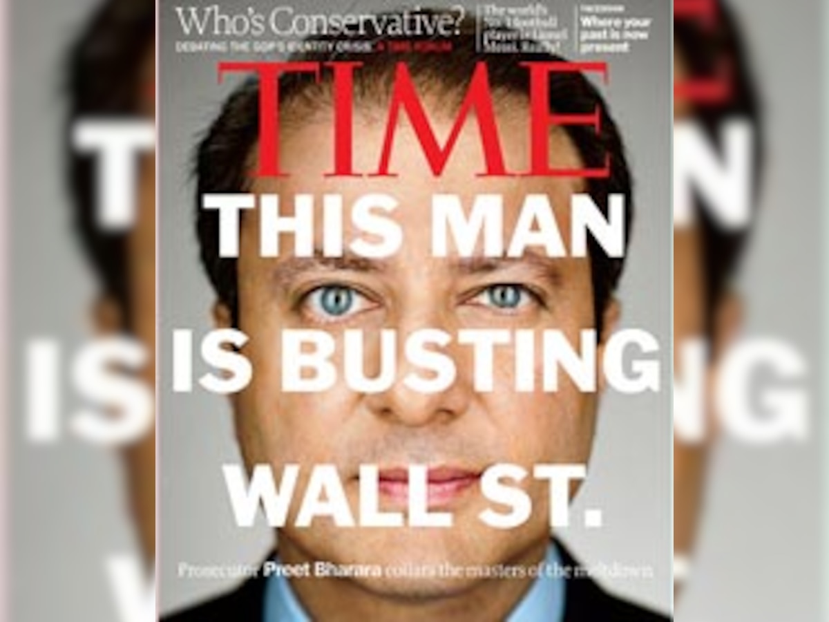 Indian-American attorney Preet Bharara appears on Time's cover