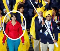 'Mystery woman' leads Indian contingent at Olympics, India clueless