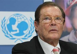 Roger Moore claims former wives used to beat him